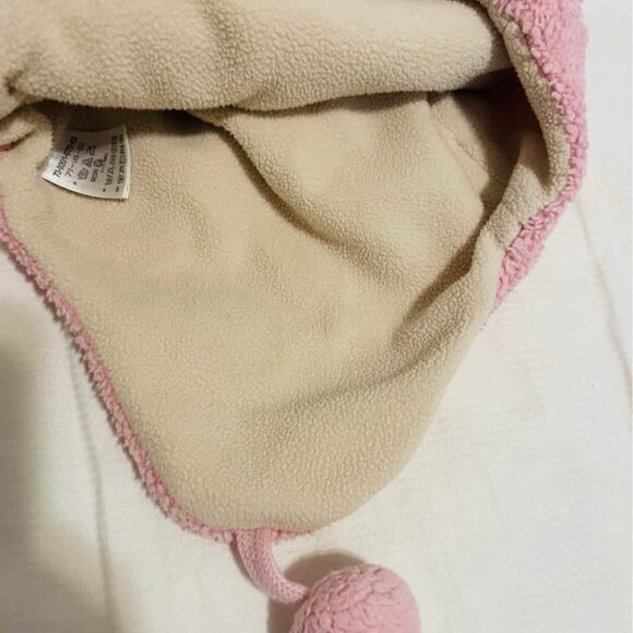 Mikihouse hot biscuits Polar fleece bunny hat - Picture 3 of 3